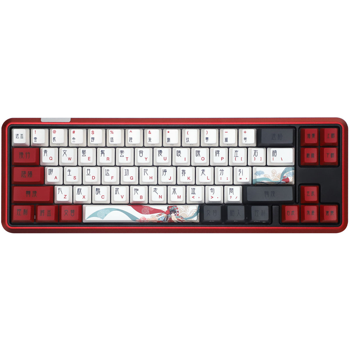 Varmilo Sword 2 VSM68 Beijing Opera Keyboard - EC Ivy V2 Clicky Switch