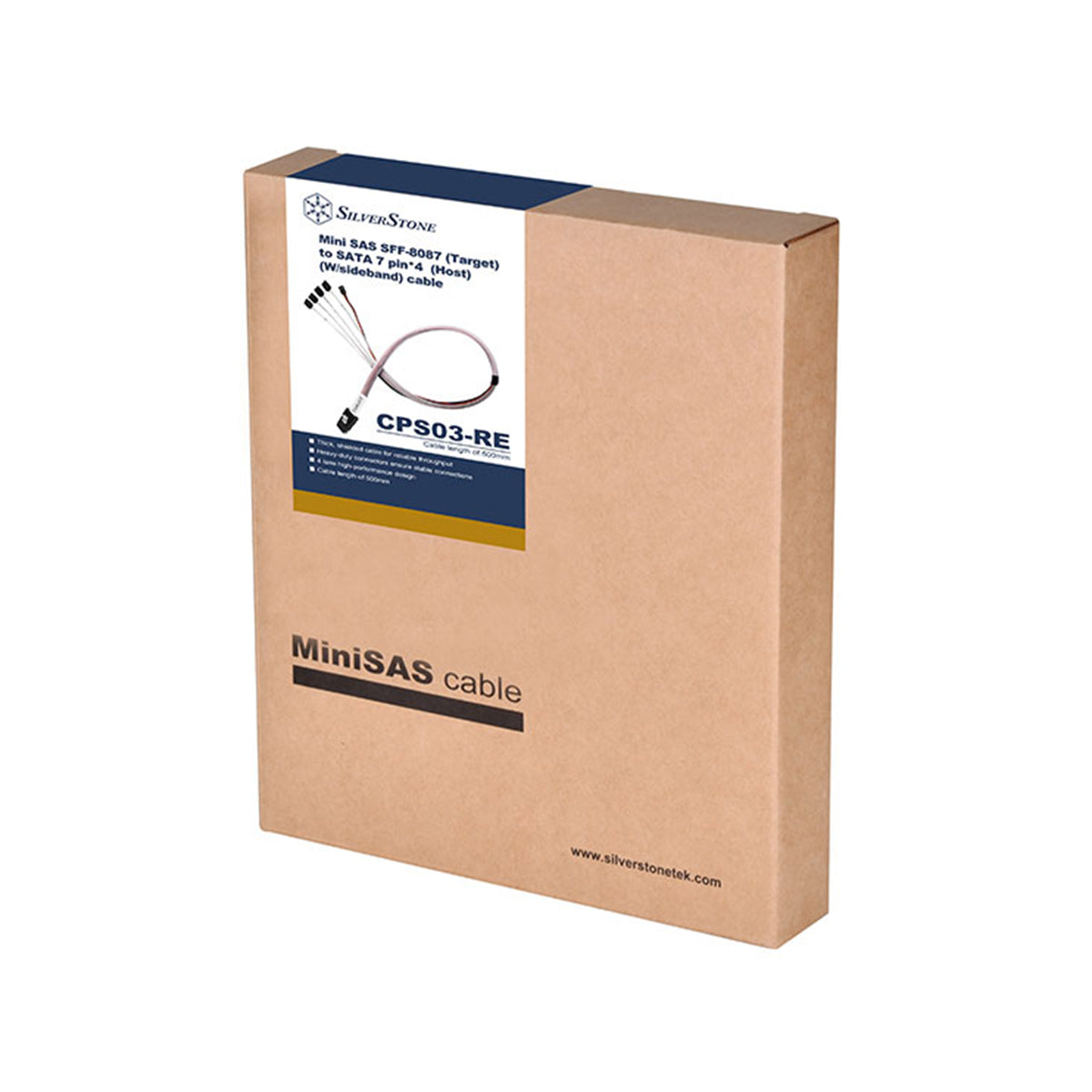 SilverStone CPS03-RE Hotswap SATA/SFF8087 Cable Converter