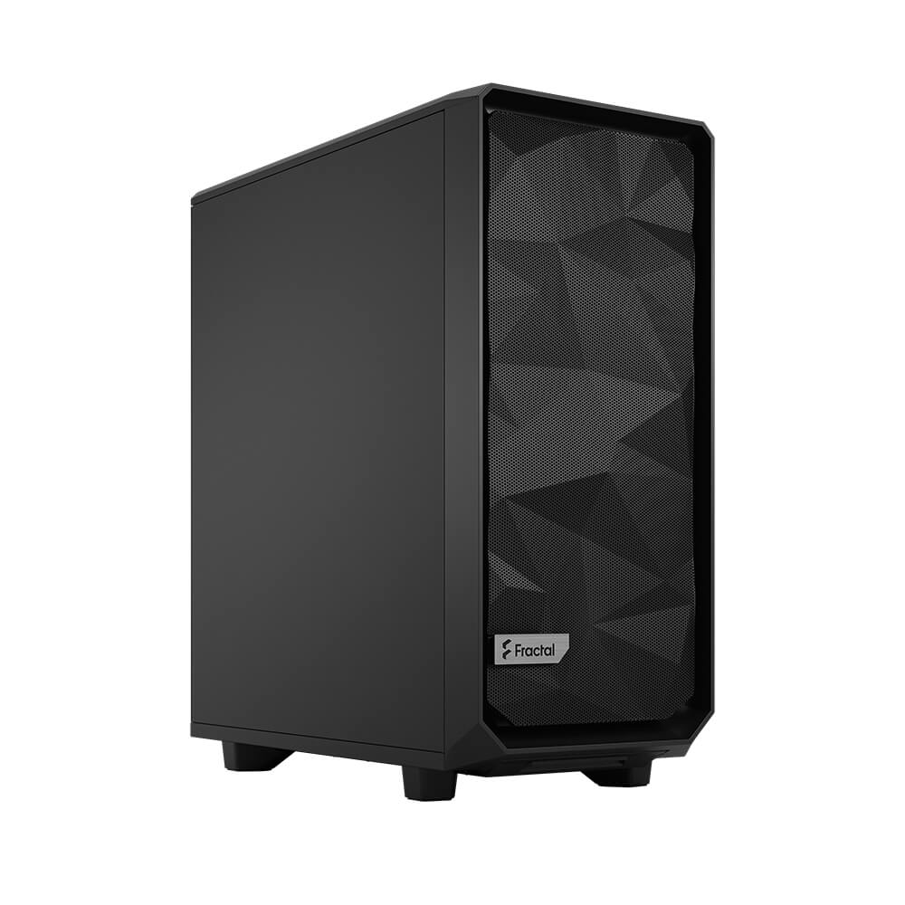 Fractal Design Meshify 2 Compact Mid Tower Case - Black Solid Panel