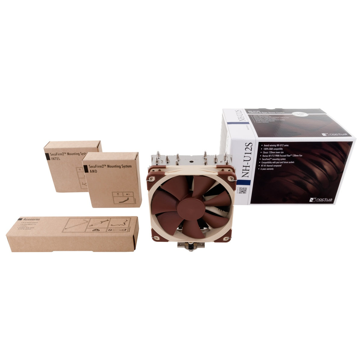 Noctua NH-U12S CPU Cooler with NF-F12 PWM Fan