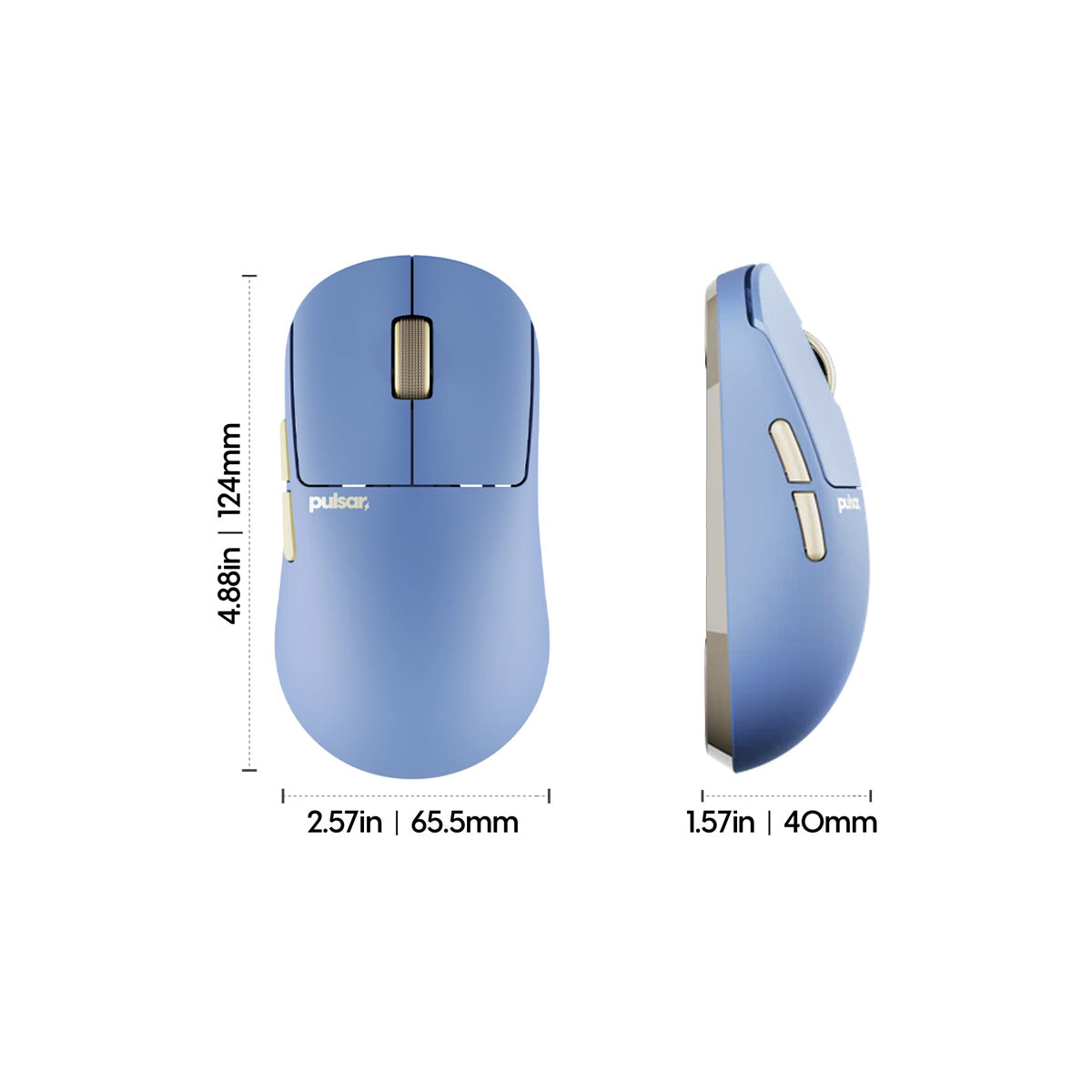 Pulsar X2N CrazyLight Medium Wireless Gaming Mouse - Wildscape Ocean