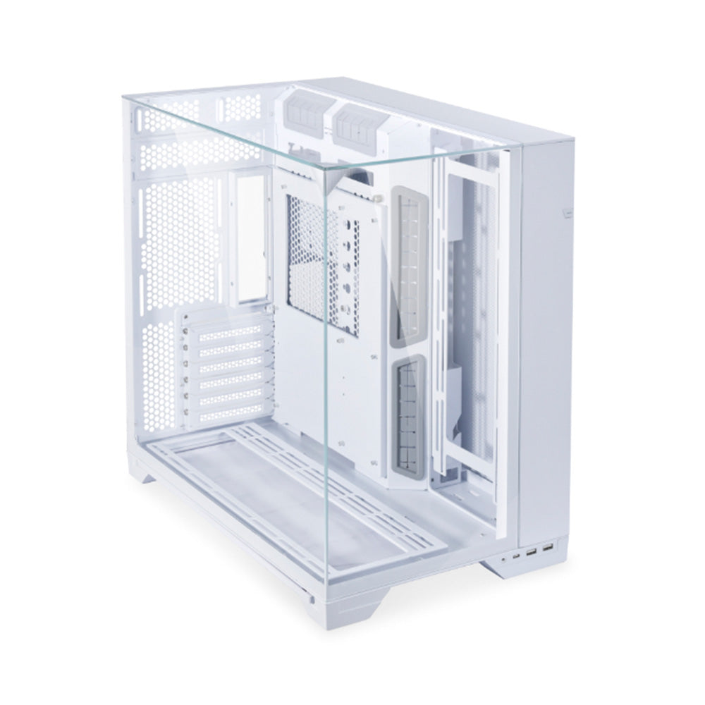 Lian Li O11 Vision ATX Mid Tower Case - White
