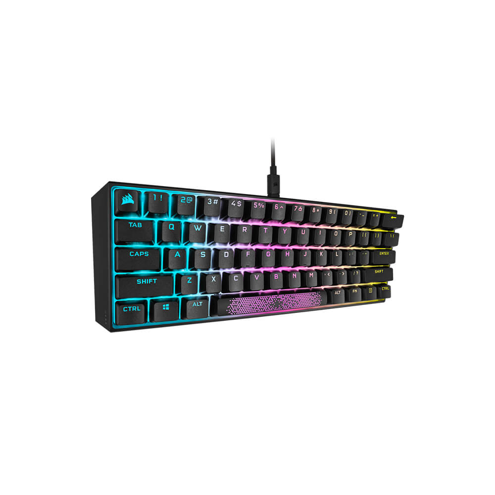 Corsair K65 Mini 60% RGB Mechanical Gaming Keyboard Cherry MX Speed - Black