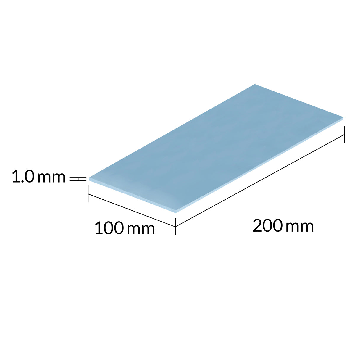 Arctic TP-3 Premium Performance Thermal Pad 200x100mm, 1.0mm - 2 Pack