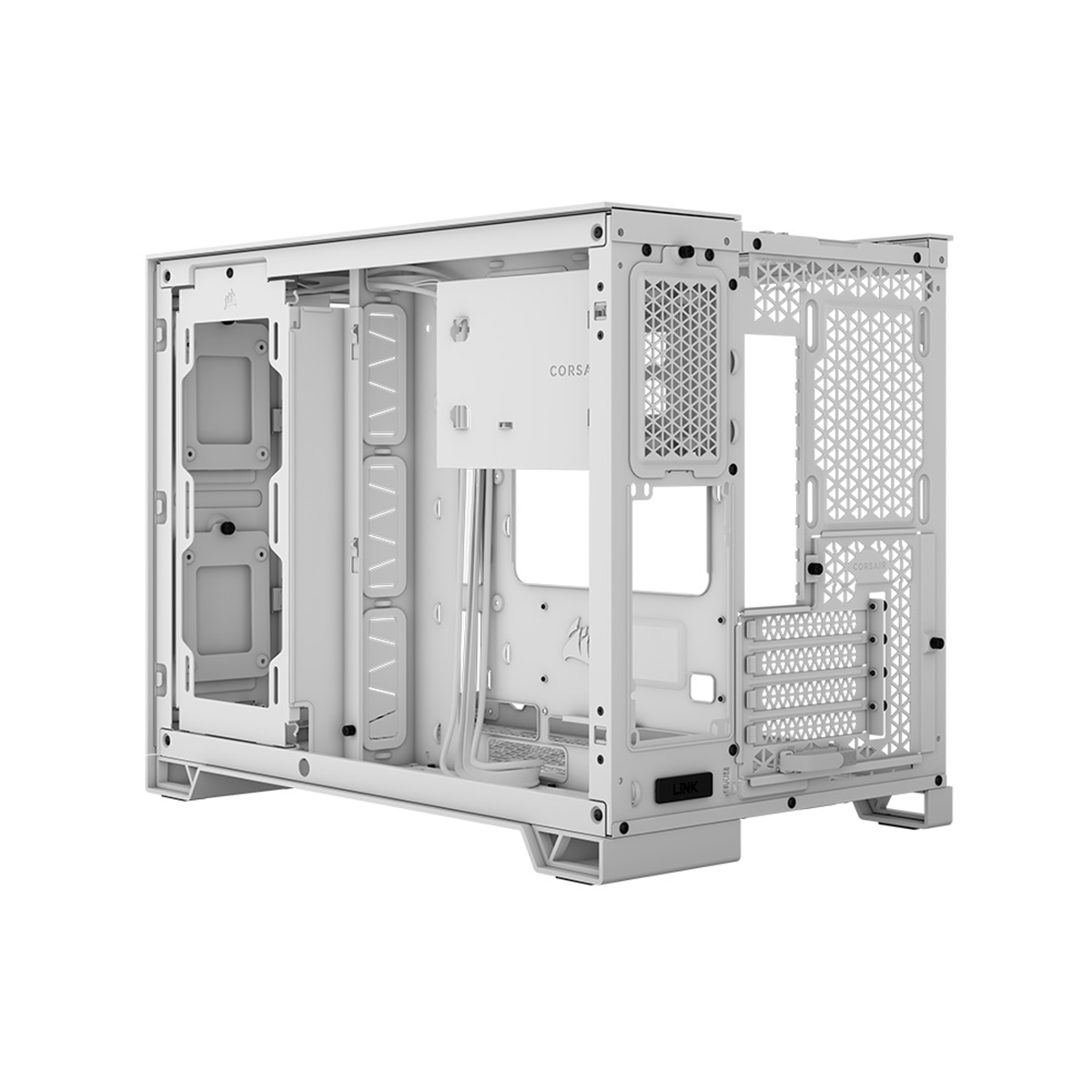 Corsair 2500X Mid Tower Case - TG White