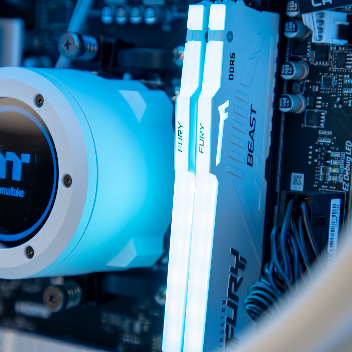 Fury NEX RTX 5070 Ryzen 5 7500F Gaming PC - WHITE