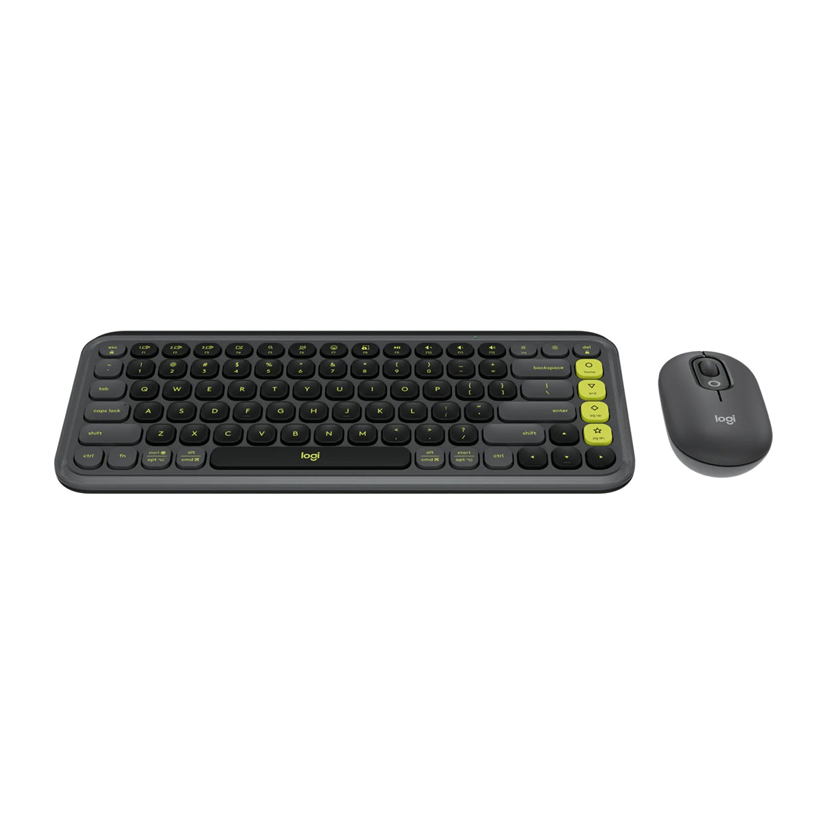 Logitech Pop Icon Wireless Bluetooth Keyboard and Mouse Combo - Graphite