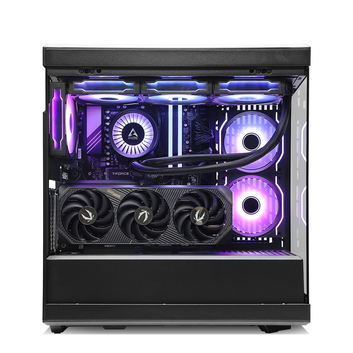 Entropy RTX 5070 Ryzen 7 9800X3D Gaming PC - BLACK