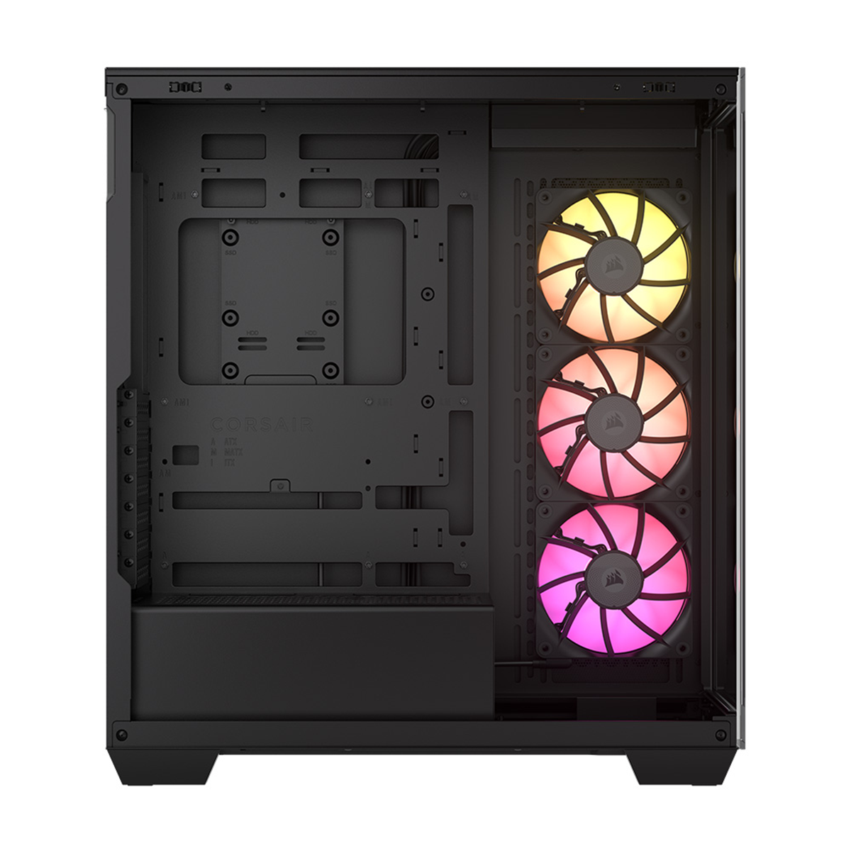 Corsair 3500X RGB iCUE Mid Tower Case - TG Black