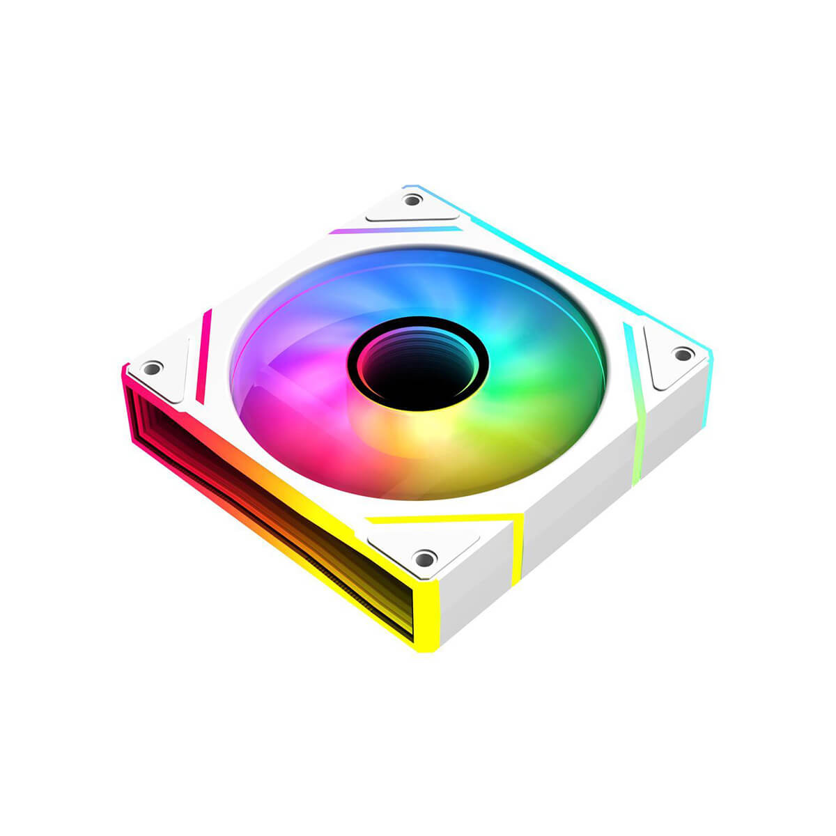 Sama YF1203I ARGB 120mm Infinity Mirror Reversed Fan OEM - White