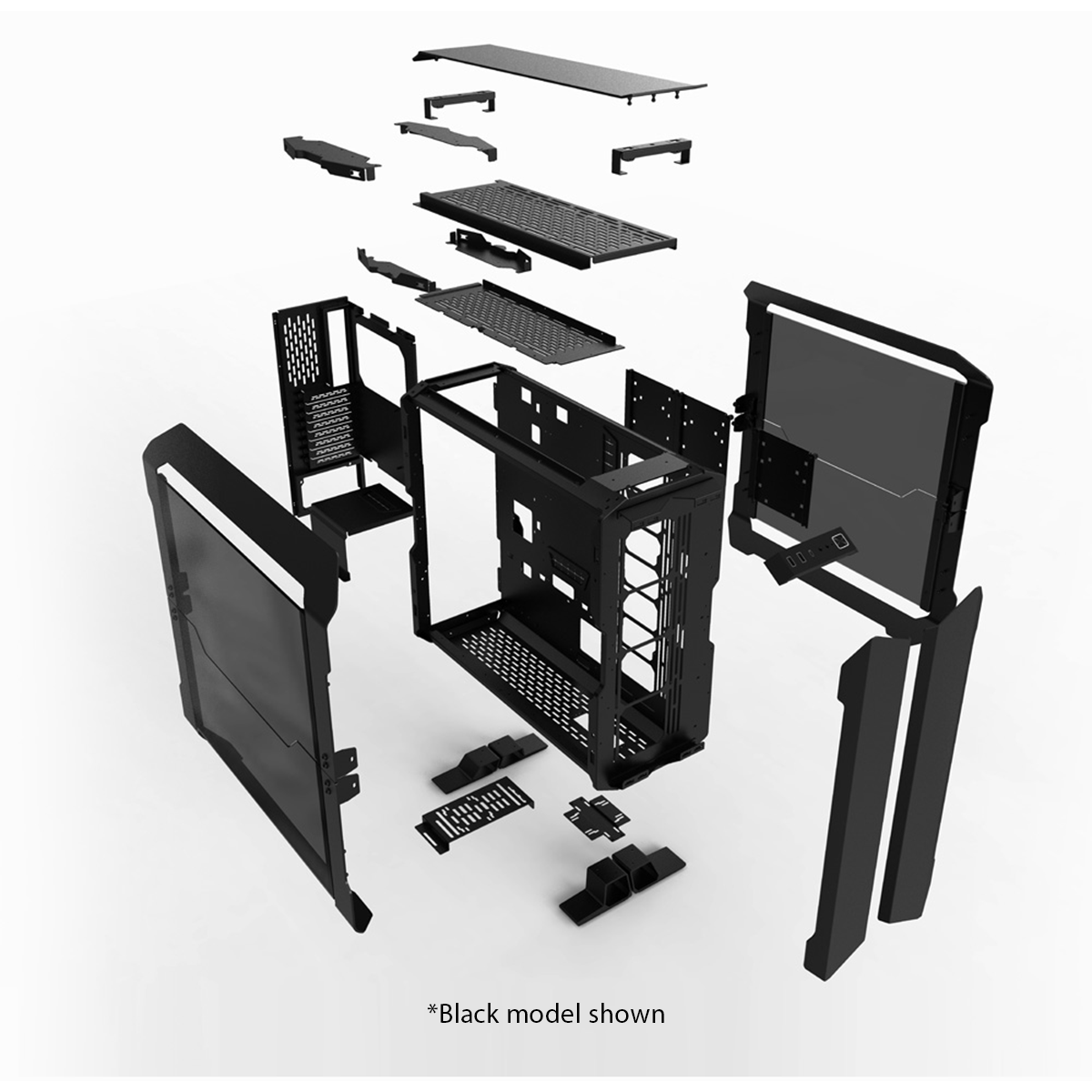 Lian Li Odyssey X ATX Full Tower Case - TG Silver