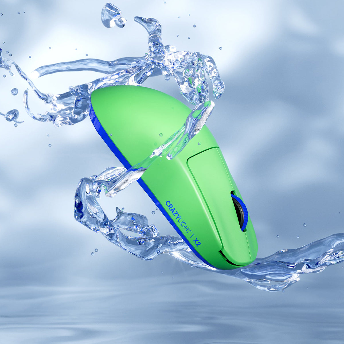 Pulsar X2 CrazyLight Wireless Gaming Mouse - Aqua Zest