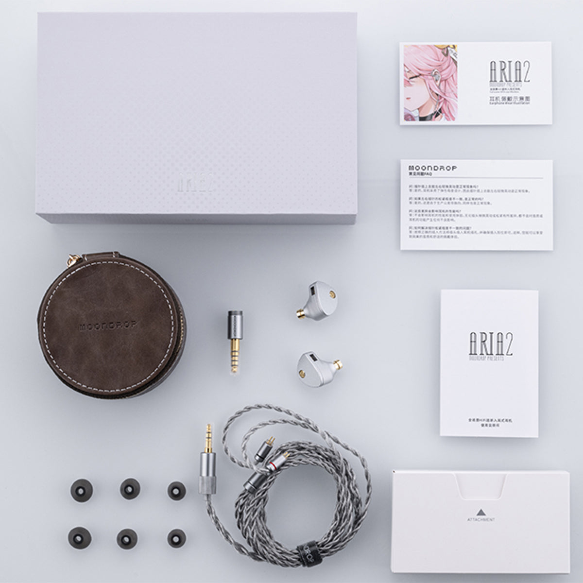 Moondrop Aria 2 IEM Dynamic Driver In-Ear Headphones