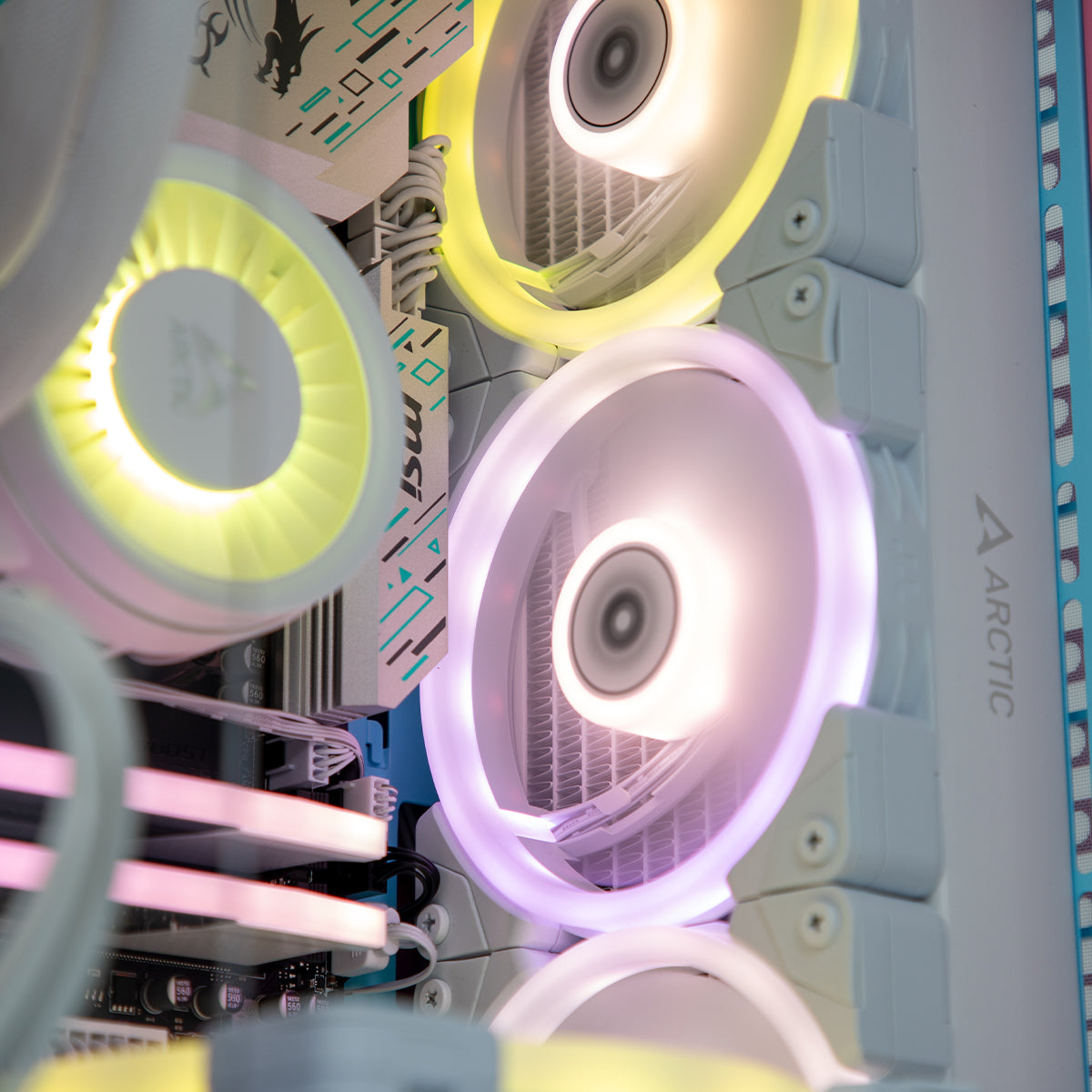 Pop RTX 5070 Ti Ryzen 7 7800X3D Gaming PC - PINK