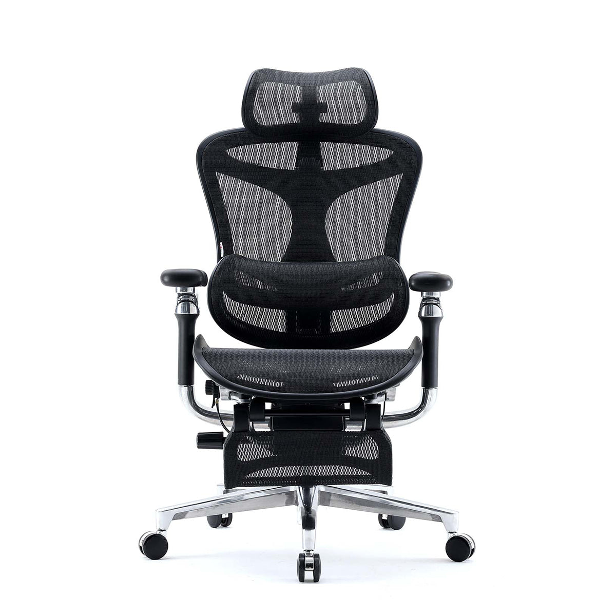 Sihoo C500 Mesh Ergonomic Office Chair with Footrest - Black
