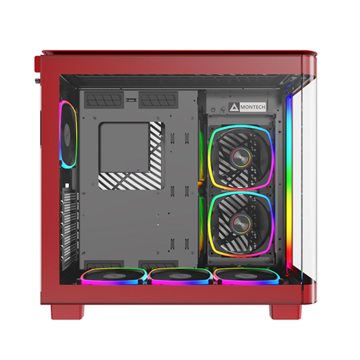 MONTECH KING 95 PRO Mid Tower Case - Red