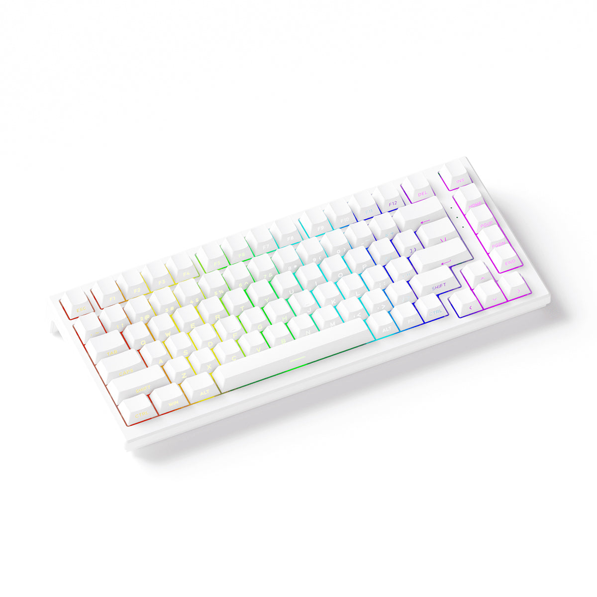 Akko Tac75 HE White 75% RGB Wired Hall-Effect Keyboard - AstroAim Magnetic Switches