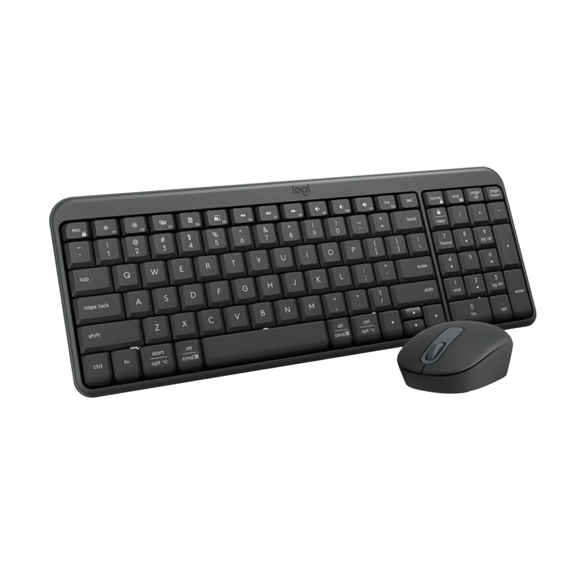 Logitech MK250 Compact Bluetooth Wireless Keyboard and Mouse Combo - Graphite
