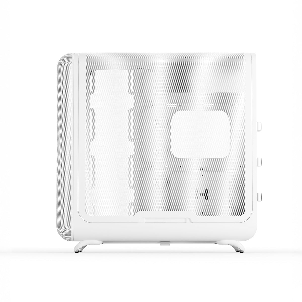 Hyte X50 Tempered Glass ATX Mid Tower Case - Snow White