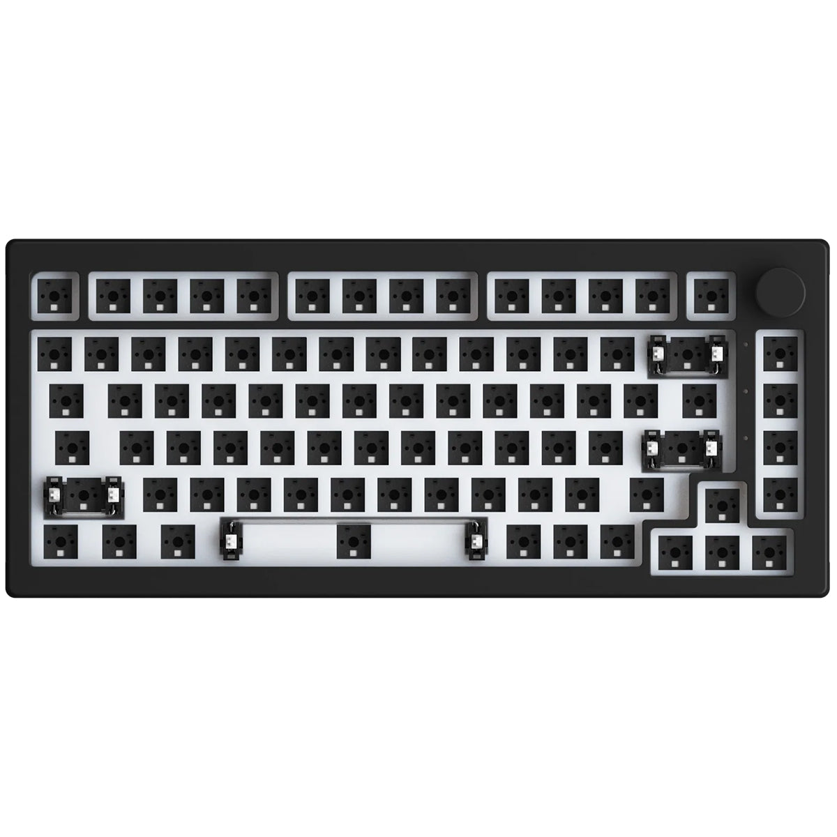 Akko 5075B VIA 75% RGB Wireless Mechanical Keyboard Barebones Kit - Starry Black