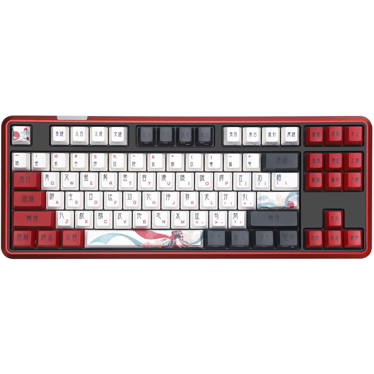 Varmilo Sword 2 VSM87 Beijing Opera Keyboard - EC Sakura V2 Linear Switch