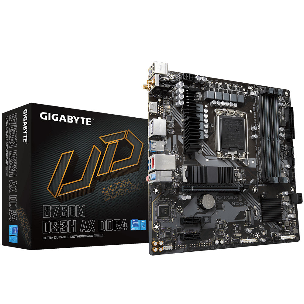 Gigabyte B760M DS3H AX DDR4 mATX Motherboard