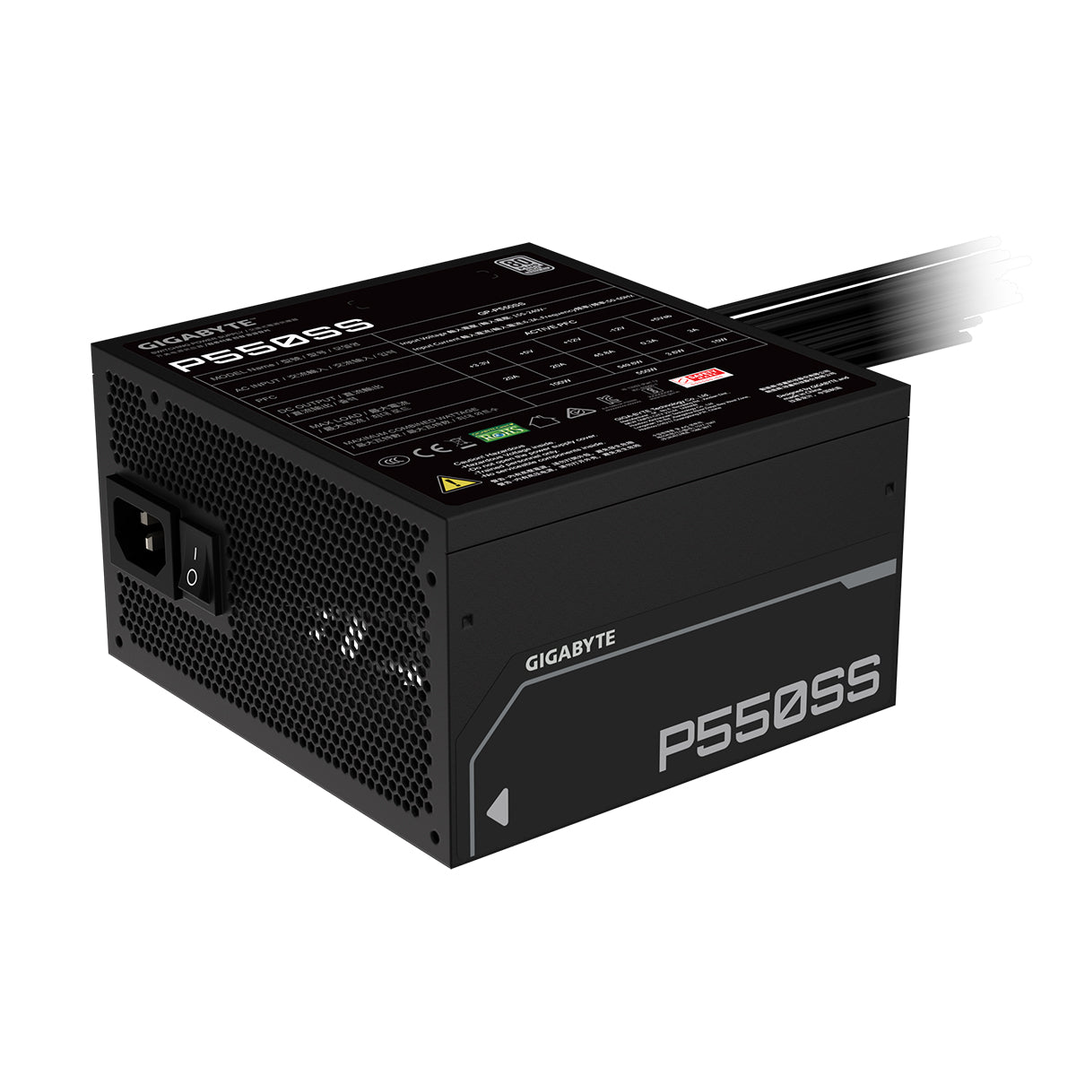Gigabyte P550SS 550W 80Plus Silver Power Supply