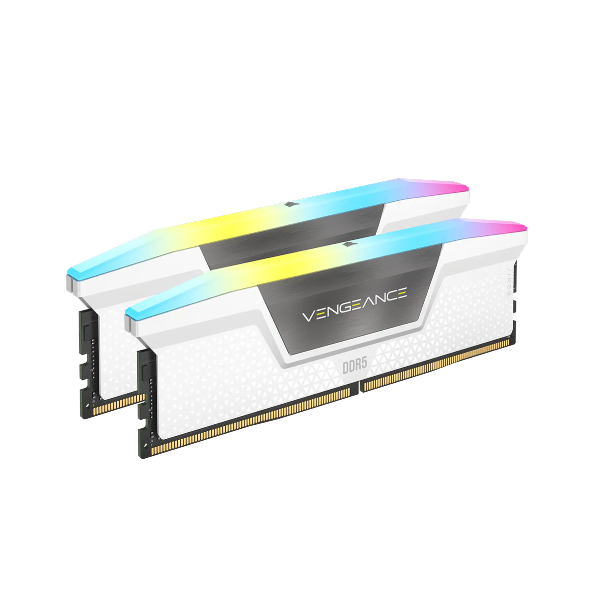 Corsair Vengeance RGB 32GB (2x16GB) DDR5-6000 CL30 Memory (CMH32GX5M2B6000C30W) - White