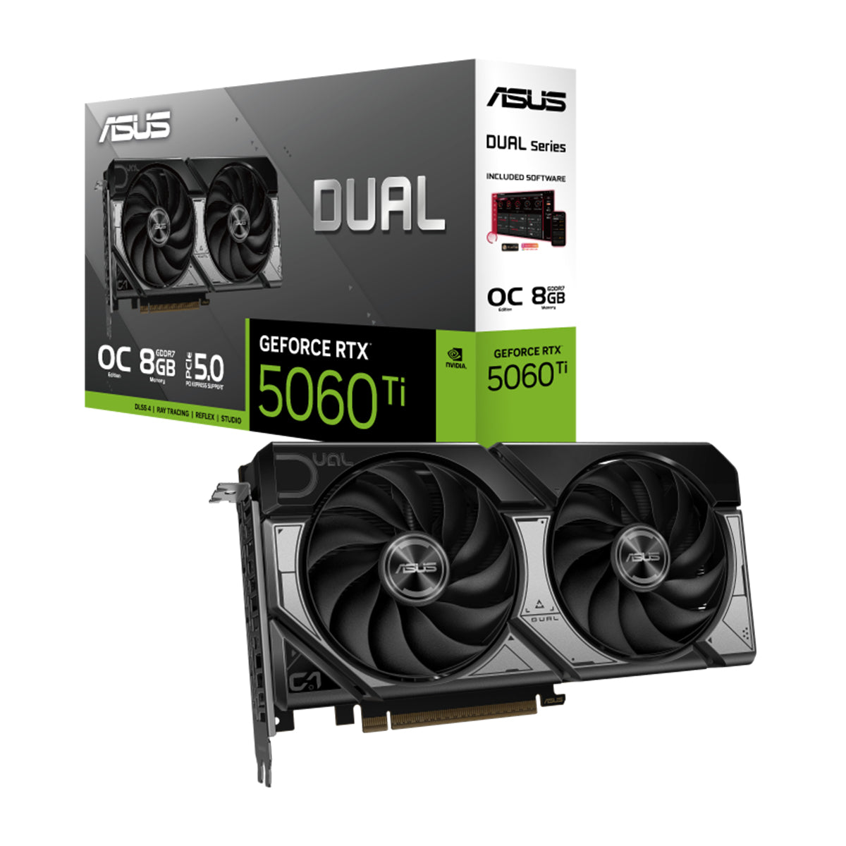 ASUS GeForce RTX 5060 Ti DUAL OC 8GB Graphics Card