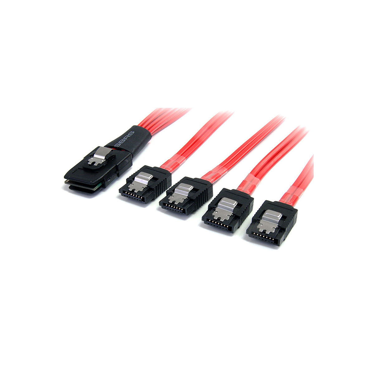 StarTech Mini-SAS SFF-8087 to 4x Latching SATA - 50cm - OEM Packaging