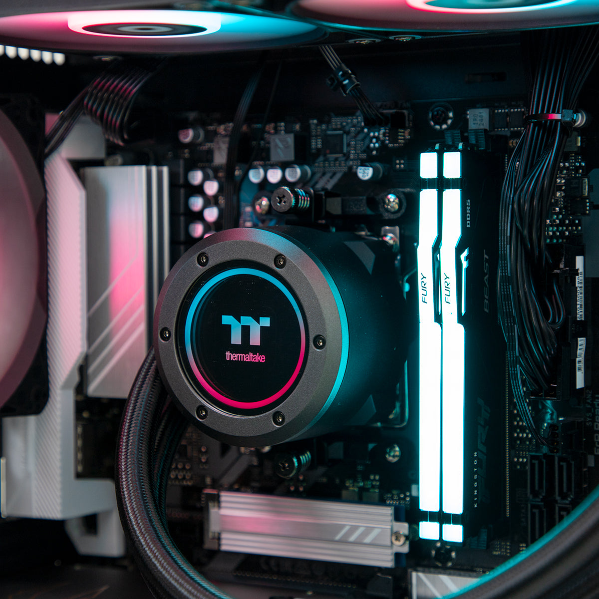 Fury NEX RTX 5070 Ryzen 5 7500F Gaming PC - BLACK