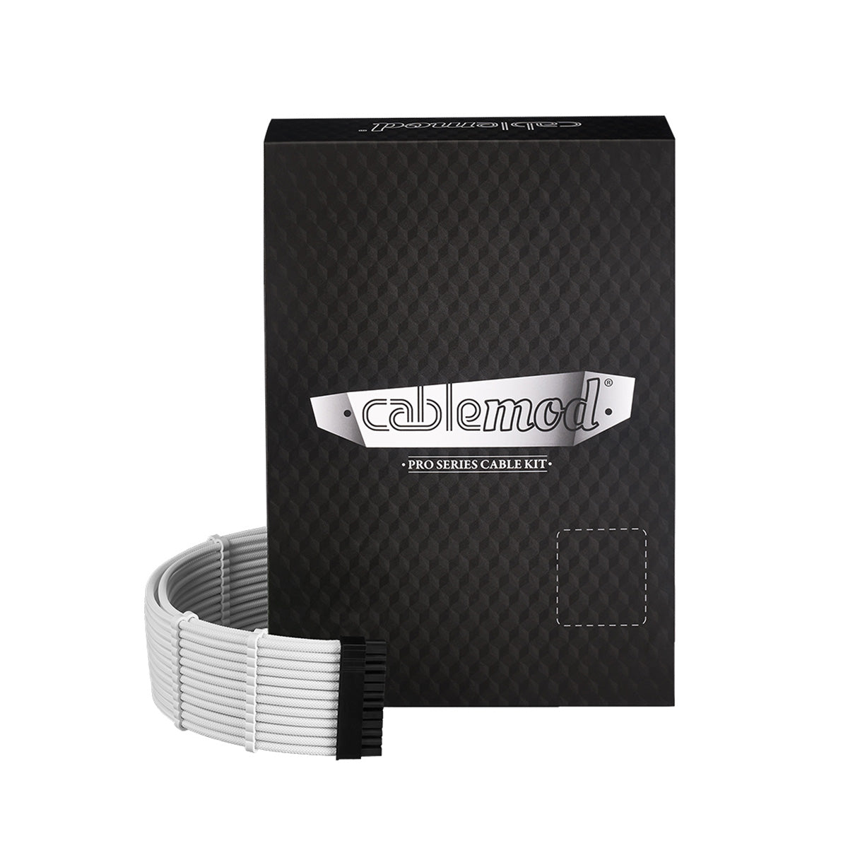 CableMod C-Series Pro ModMesh Sleeved 12VHPWR StealthSense Cable Kit for Corsair RM (Black Label, 16-pin to Triple 8-pin) / RMi / RMx White