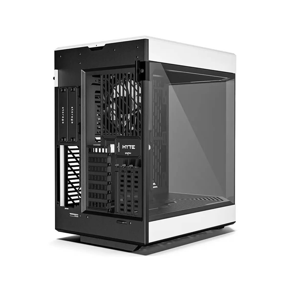 Hyte Y60 Tempered Glass Mid Tower Case - White and Black