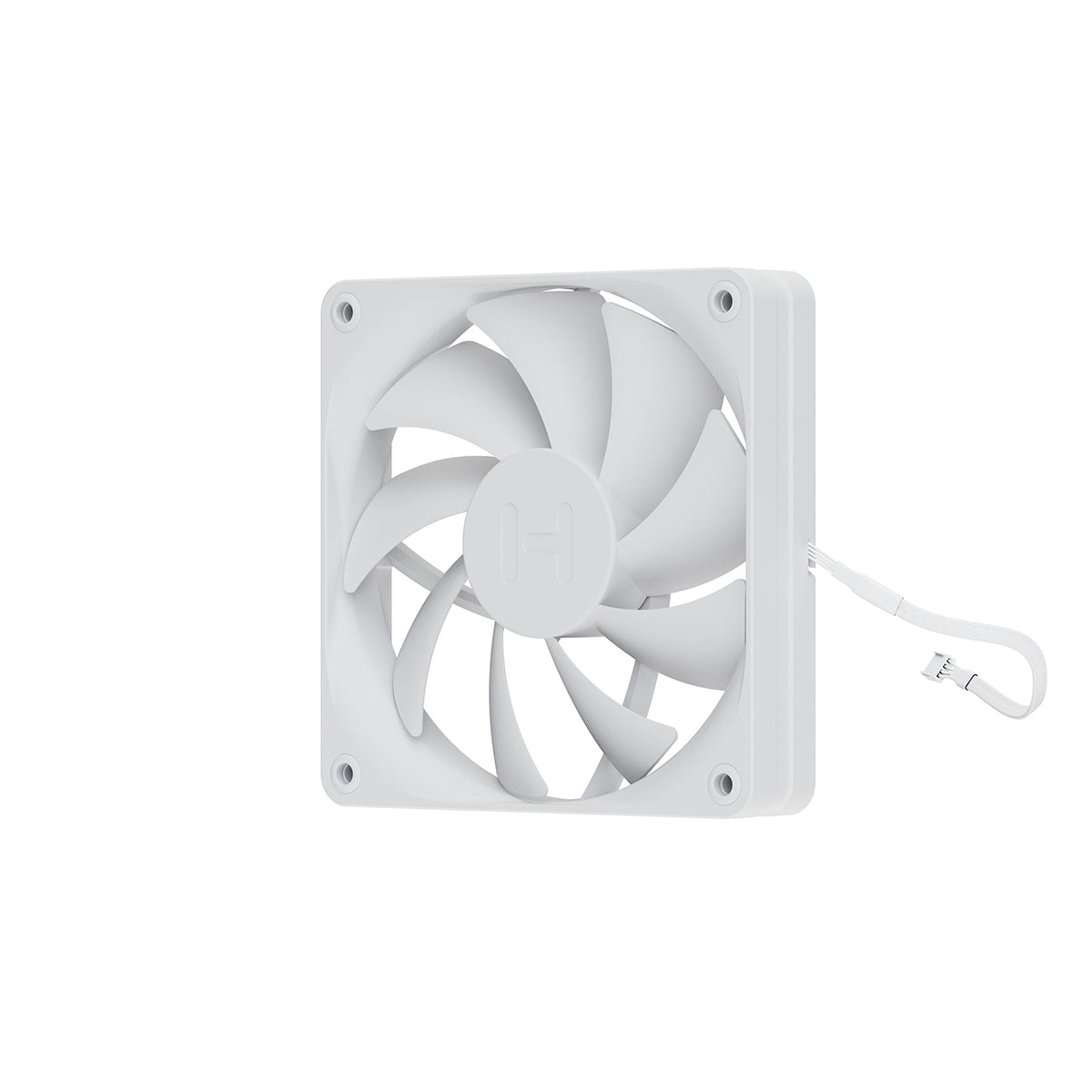 Hyte FA12 120mm PWM Fan 4 Pack - Snow White