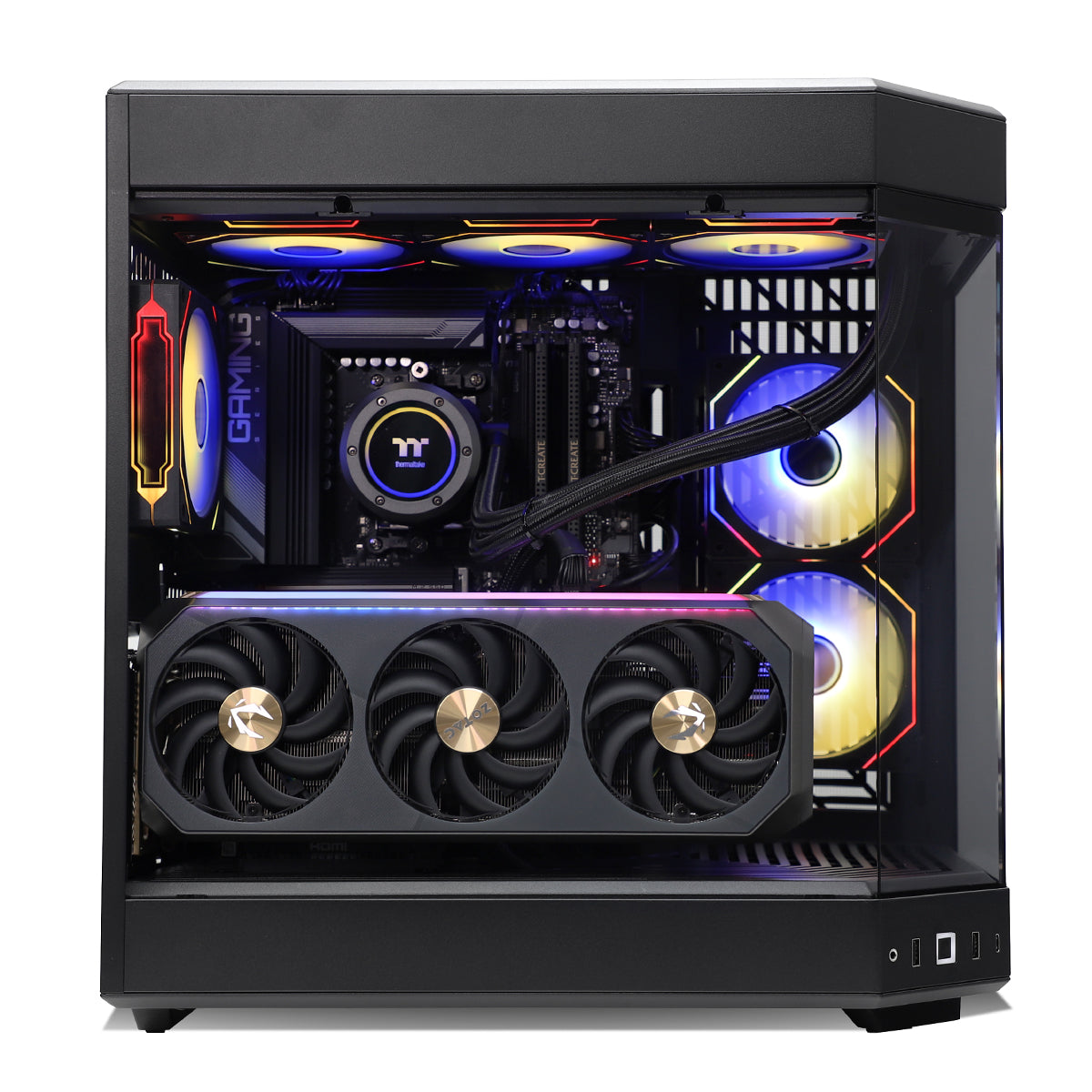 Abyssal LUX RTX 5090 Ryzen 7 9800X3D Gaming PC - BLACK