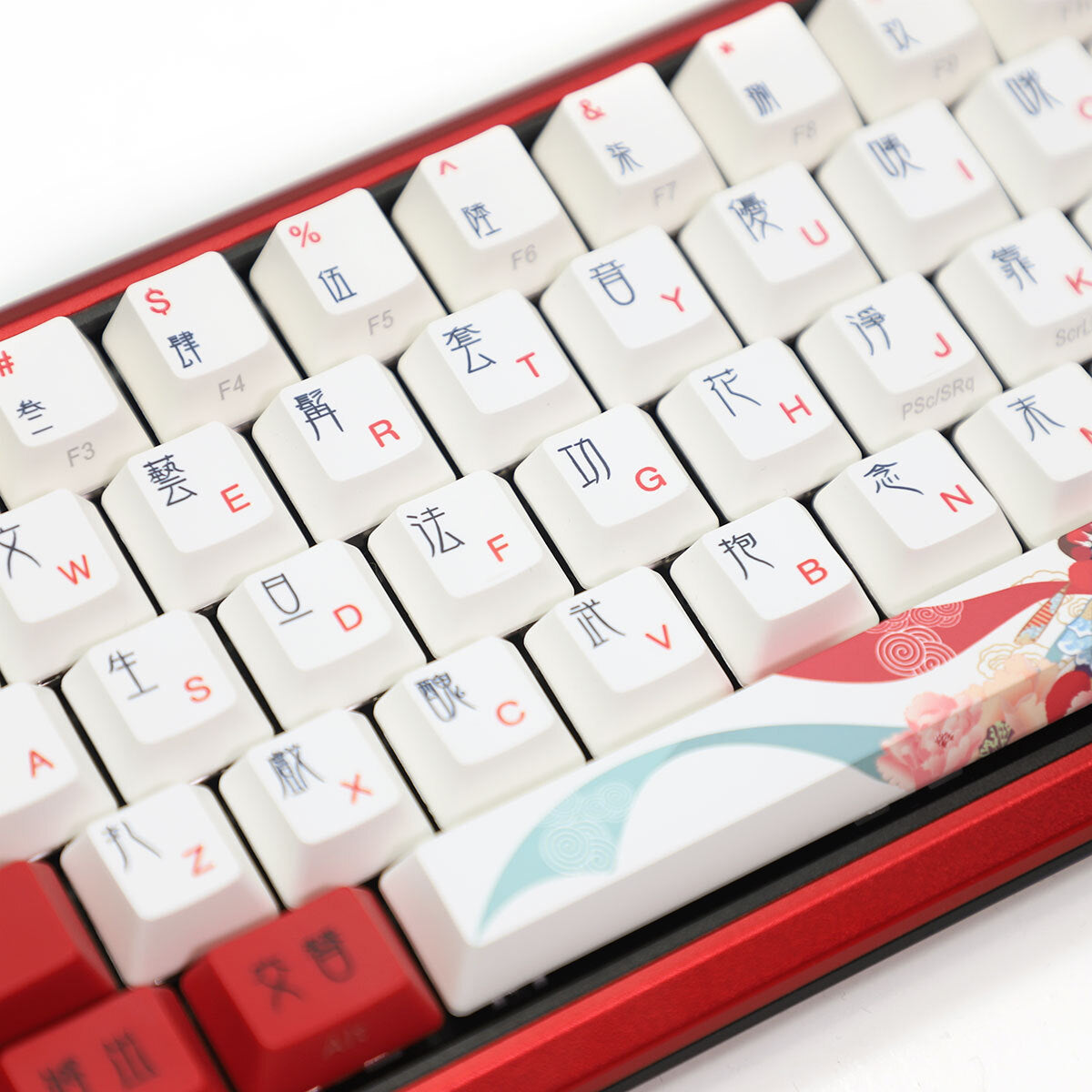 Varmilo Sword 2 VSM68 Beijing Opera Keyboard - EC Ivy V2 Clicky Switch