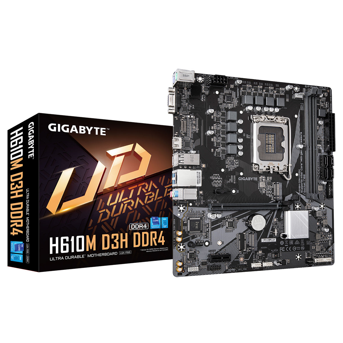 Gigabyte H610M D3H DDR4 mATX Motherboard