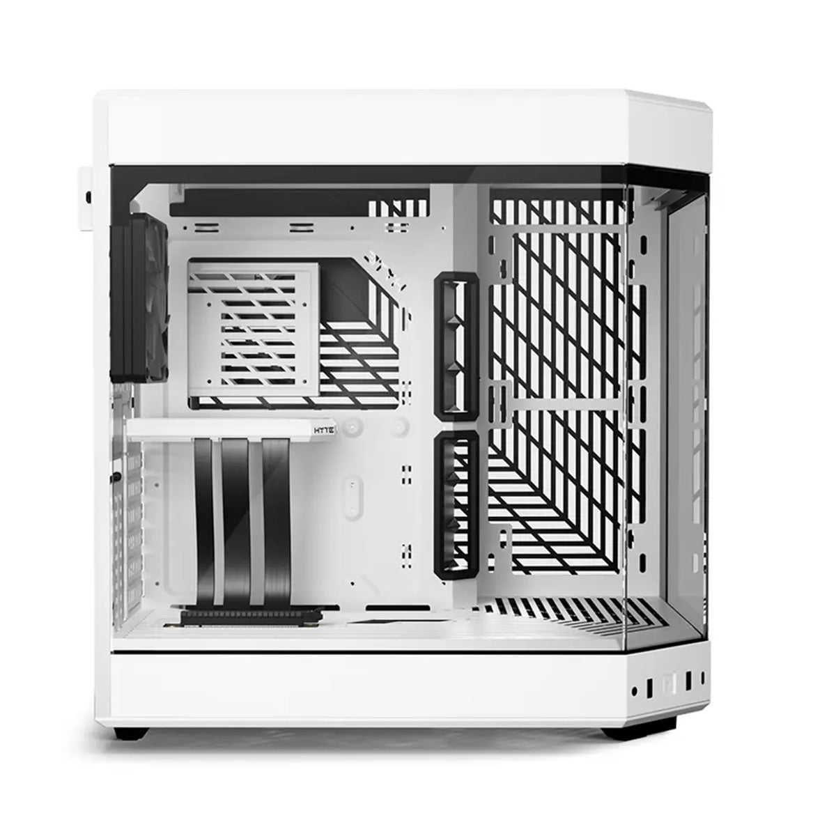 Hyte Y60 Tempered Glass Mid Tower Case - Snow White