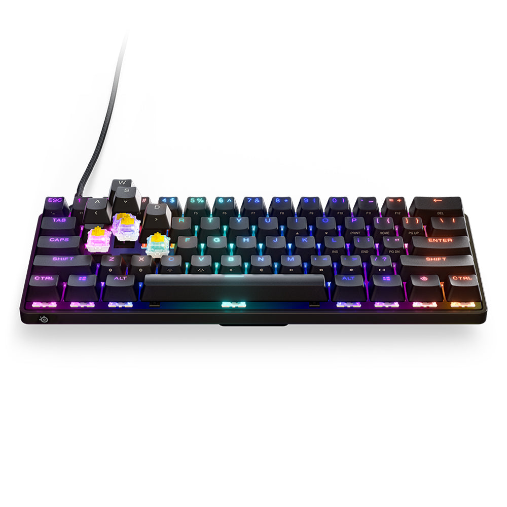 SteelSeries Apex 9 Mini Mechanical Gaming Keyboard - Optical Linear Switch