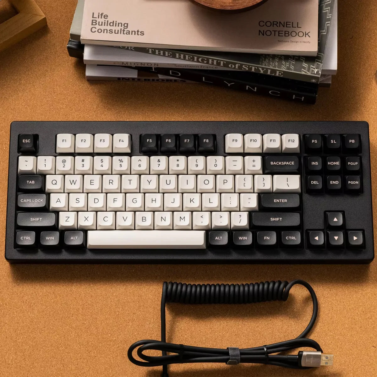 Akko Monsgeek M3W V3 TKL Wireless Aluminium Mechanical Keyboard Black Olivia - Piano Pro V3 Switch