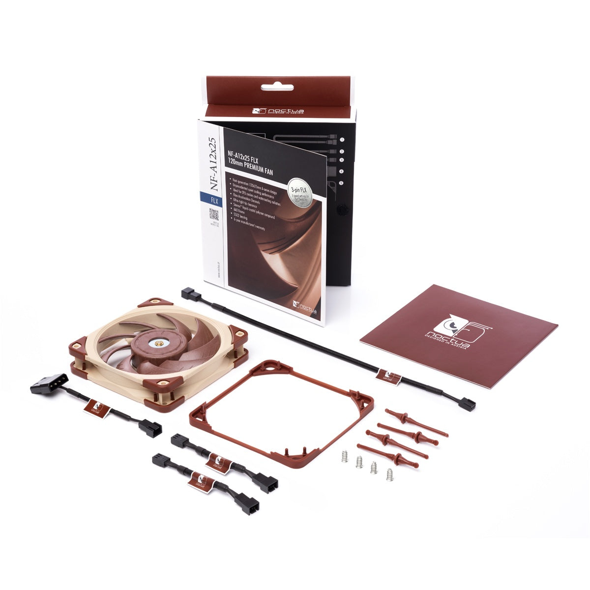 Noctua NF-A12x25 FLX Sterrox LCP 120mm 3-Pin 2000rpm Fan