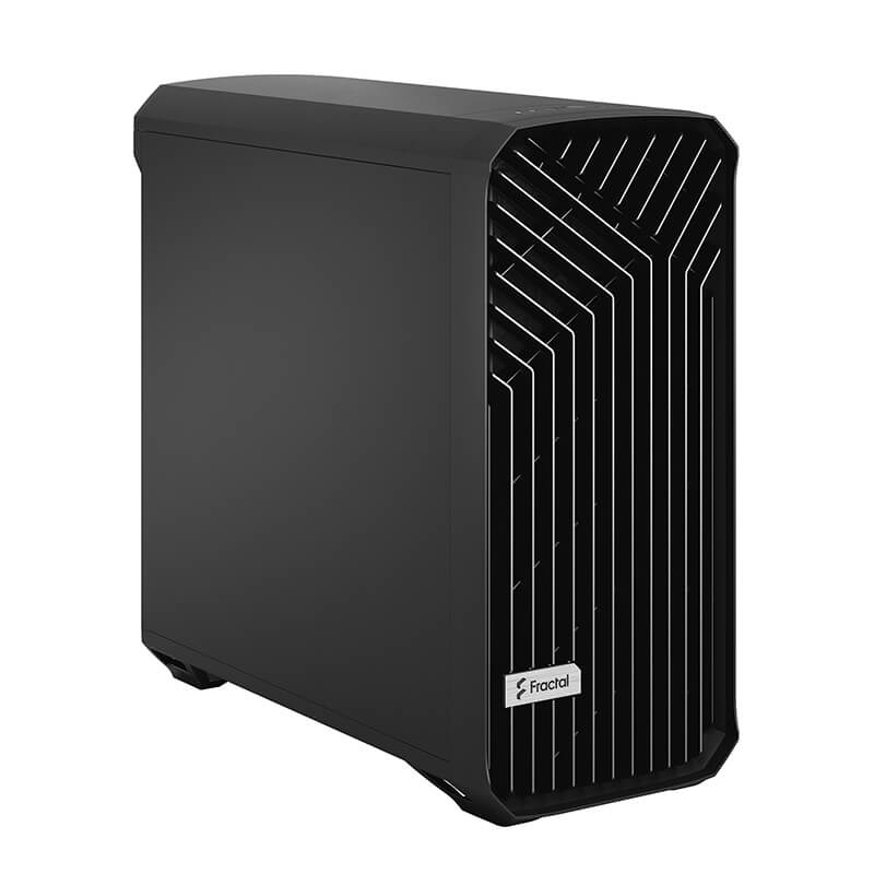 Fractal Design Torrent Mid Tower Case - Black Solid Panel