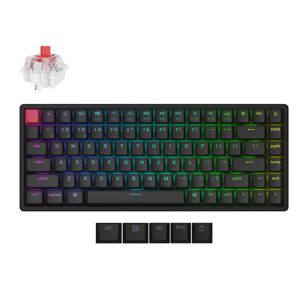 Keychron K2X 75% RGB Wireless Mechanical Keyboard - K Pro Red Switch