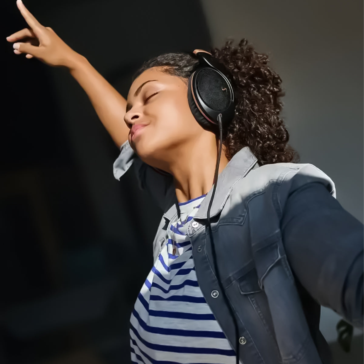 Sennheiser HD505 Dynamic Open Back Headphones - Copper