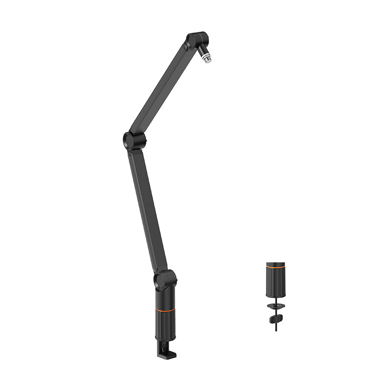 Lumi Desk Mounted Professional Microphone Boom Stand - Black