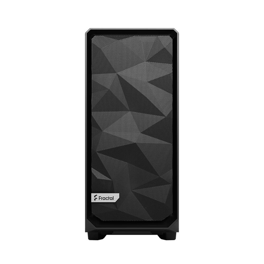 Fractal Design Meshify 2 Compact Mid Tower Case - Black Solid Panel