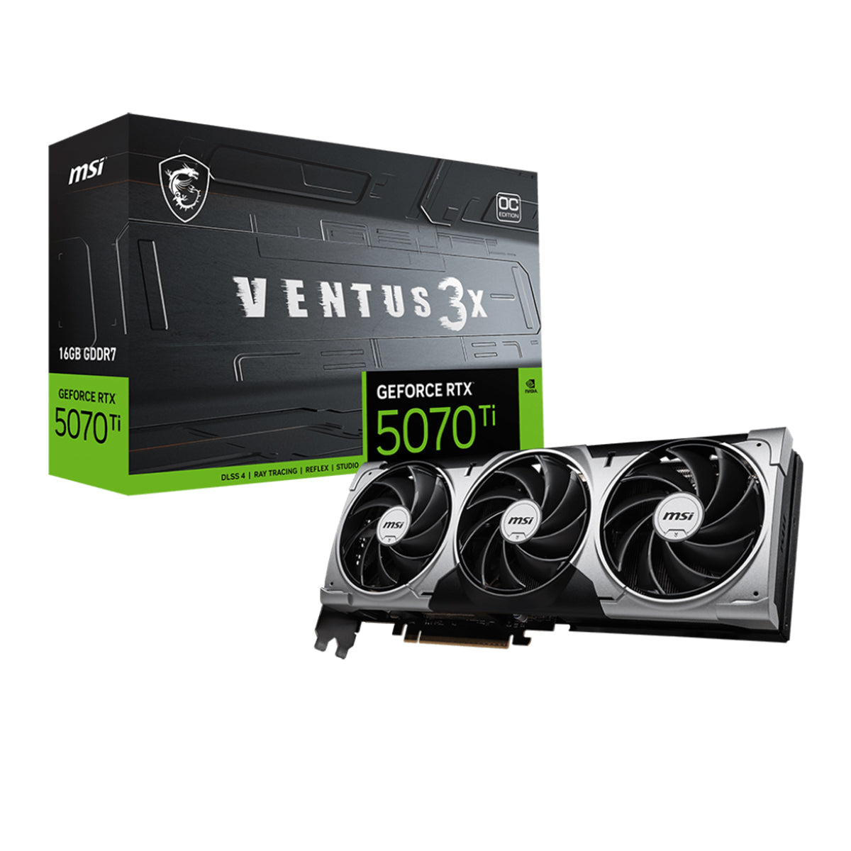 MSI GeForce RTX 5070 Ti VENTUS 3X OC 16GB Graphics Card
