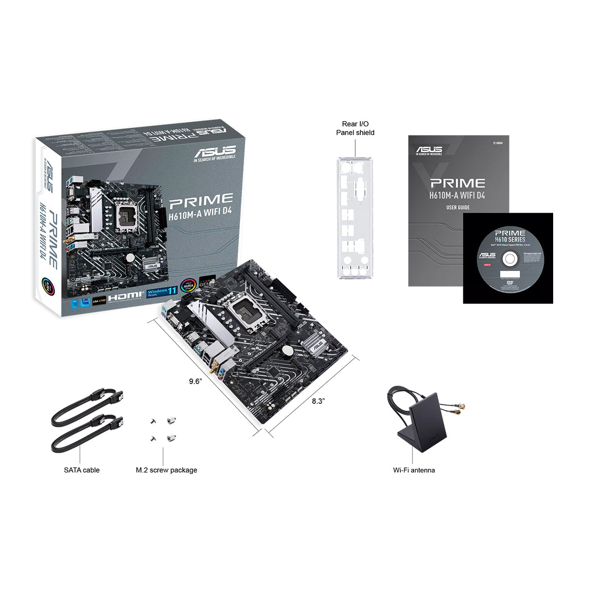 ASUS PRIME H610M-A WIFI DDR4 mATX Motherboard
