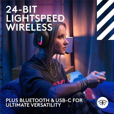 Logitech G Astro A20 X Wireless Gaming Headset with Playsync Audio - Black