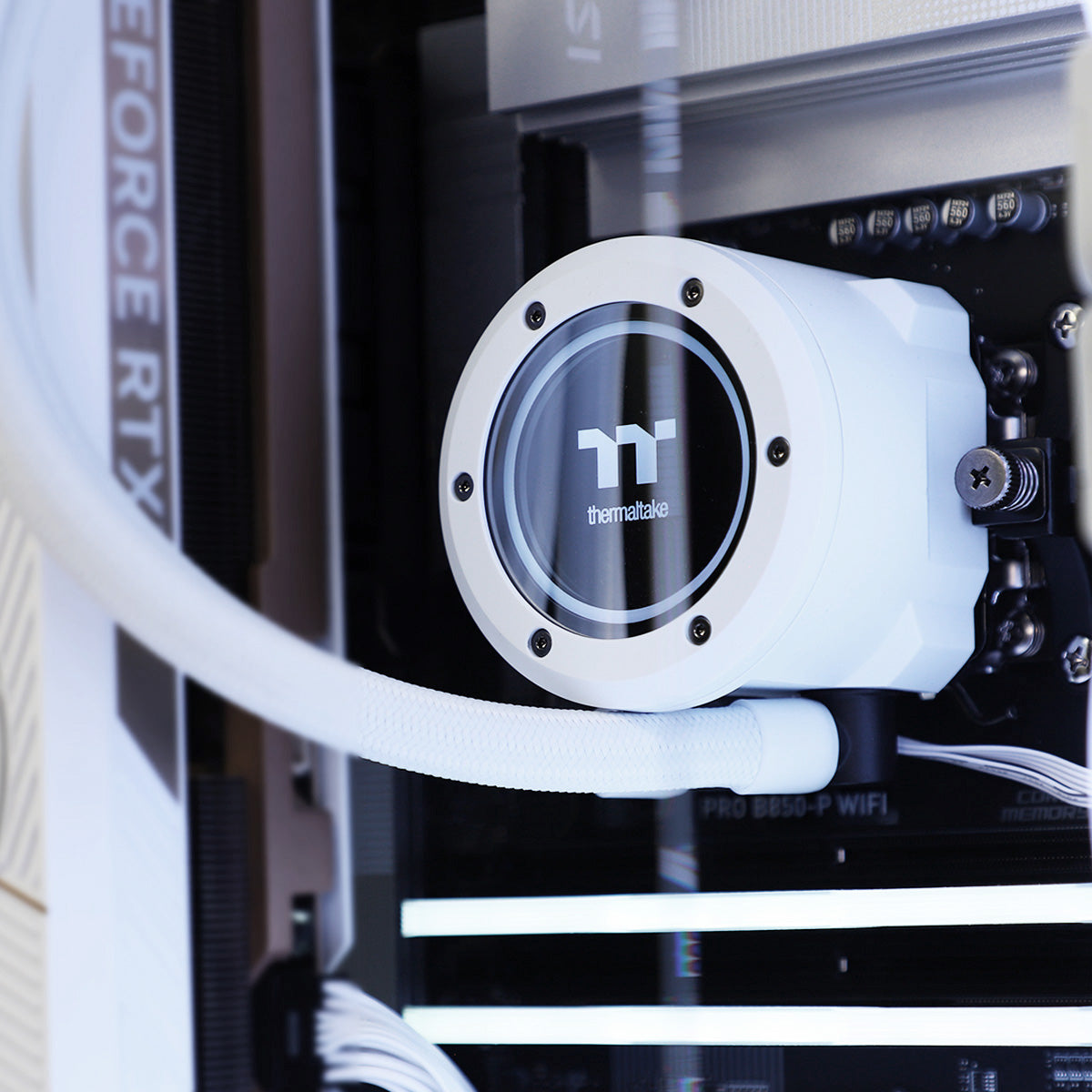 Le Bastion RTX 5080 Ryzen 7 9800X3D Gaming PC - White